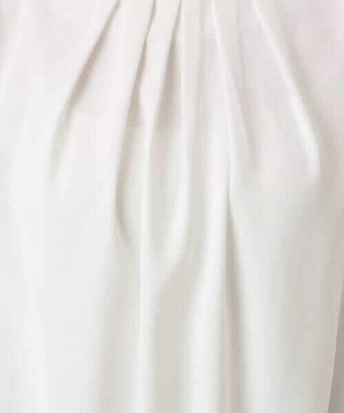 OFUON / オフオン シャツ・ブラウス | タックデザインジョーゼットブラウス(長袖)/UVカット/接触冷感/洗える | 詳細28