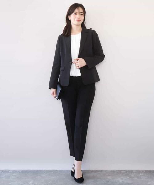 OFUON / オフオン シャツ・ブラウス | タックデザインジョーゼットブラウス(長袖)/UVカット/接触冷感/洗える | 詳細5