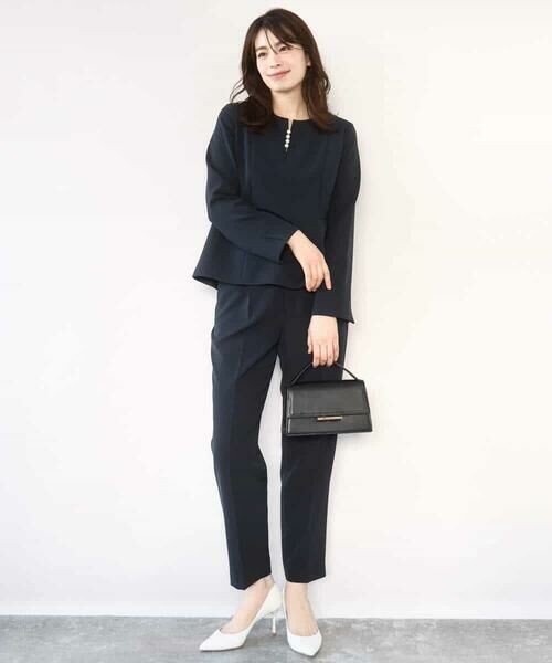 OFUON / オフオン シャツ・ブラウス | ダブルクロス ペプラムブラウス/洗える/WEB限定サイズあり | 詳細14