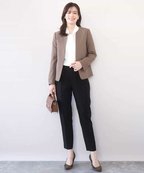 OFUON / オフオン シャツ・ブラウス | スムースジョーゼットボウブラウス/洗える/WEB限定サイズあり | 詳細11