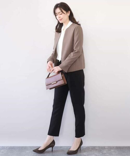 OFUON / オフオン シャツ・ブラウス | スムースジョーゼットボウブラウス/洗える/WEB限定サイズあり | 詳細12