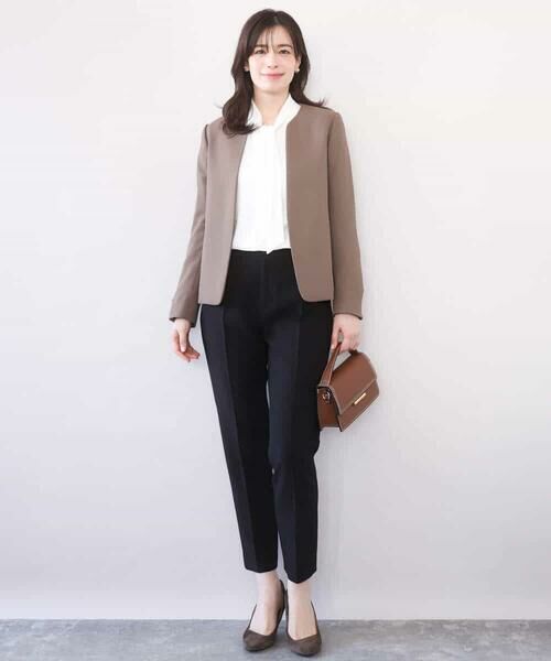 OFUON / オフオン シャツ・ブラウス | スムースジョーゼットボウブラウス/洗える/WEB限定サイズあり | 詳細13