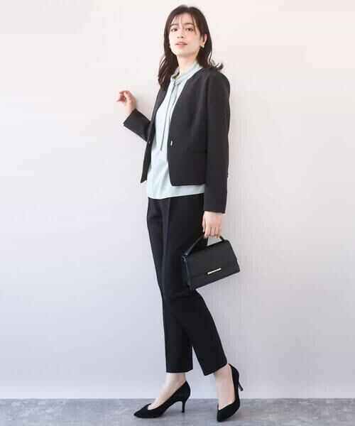 OFUON / オフオン シャツ・ブラウス | スムースジョーゼットボウブラウス/洗える/WEB限定サイズあり | 詳細22