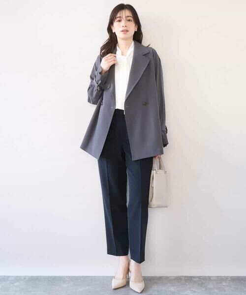 OFUON / オフオン シャツ・ブラウス | スムースジョーゼットボウブラウス/洗える/WEB限定サイズあり | 詳細5