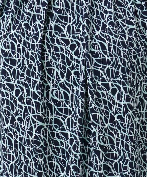 OFUON / オフオン シャツ・ブラウス | カリグラフィープリント フレアー袖ジャージブラウス/洗える/WEB限定サイズあり | 詳細25