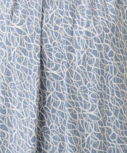 OFUON / オフオン シャツ・ブラウス | カリグラフィープリント フレアー袖ジャージブラウス/洗える/WEB限定サイズあり | 詳細27