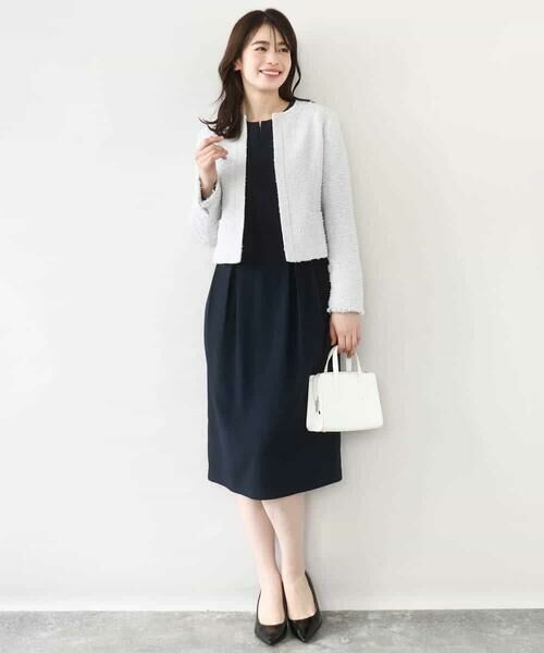 OFUON / オフオン ノーカラージャケット | [セットアップ対応]ツイードノーカラージャケット/WEB限定 | 詳細11