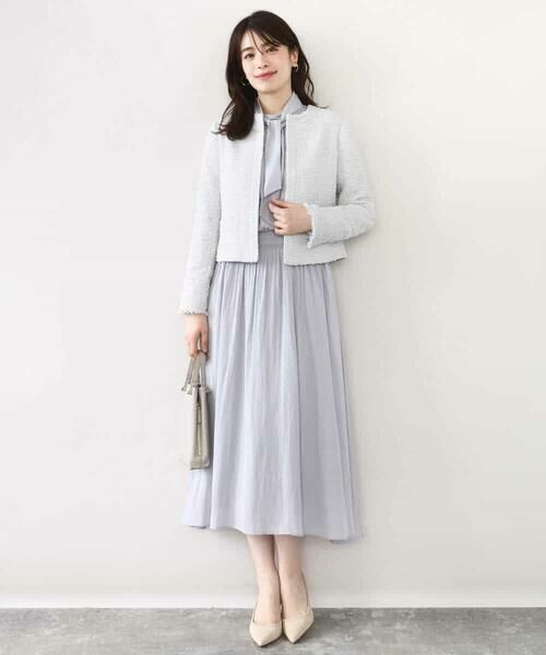 OFUON / オフオン ノーカラージャケット | [セットアップ対応]ツイードノーカラージャケット/WEB限定 | 詳細17