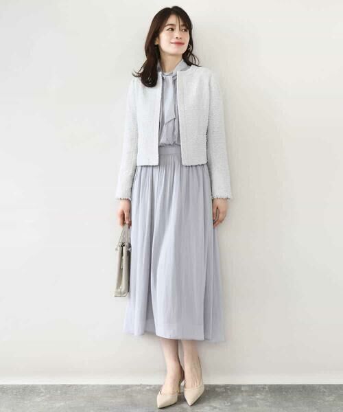 OFUON / オフオン ノーカラージャケット | [セットアップ対応]ツイードノーカラージャケット/WEB限定 | 詳細19