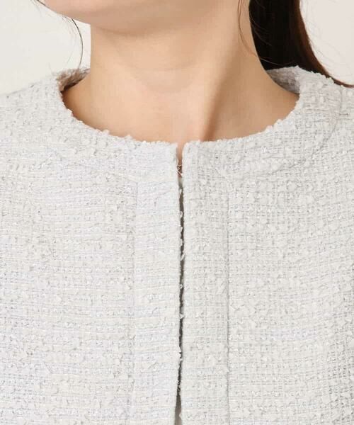 OFUON / オフオン ノーカラージャケット | [セットアップ対応]ツイードノーカラージャケット/WEB限定 | 詳細23