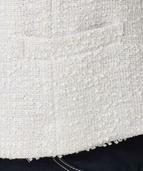 OFUON / オフオン ノーカラージャケット | [セットアップ対応]ツイードノーカラージャケット/WEB限定 | 詳細25