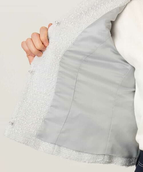 OFUON / オフオン ノーカラージャケット | [セットアップ対応]ツイードノーカラージャケット/WEB限定 | 詳細29