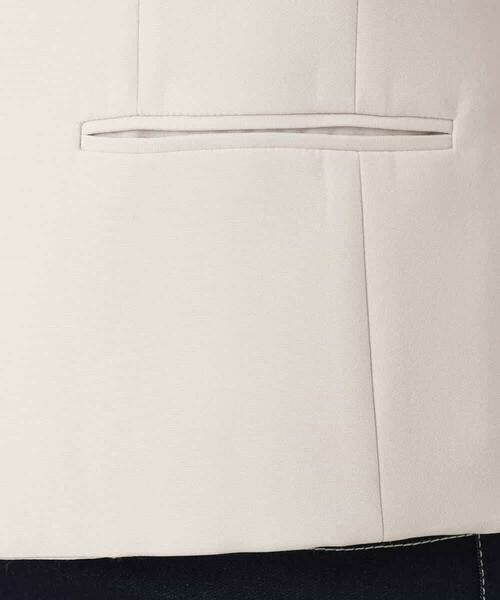 OFUON / オフオン ノーカラージャケット | [セットアップ対応]ライトラブルクロス カラーレスジャケット/洗える/WEB限定サイズあり | 詳細21