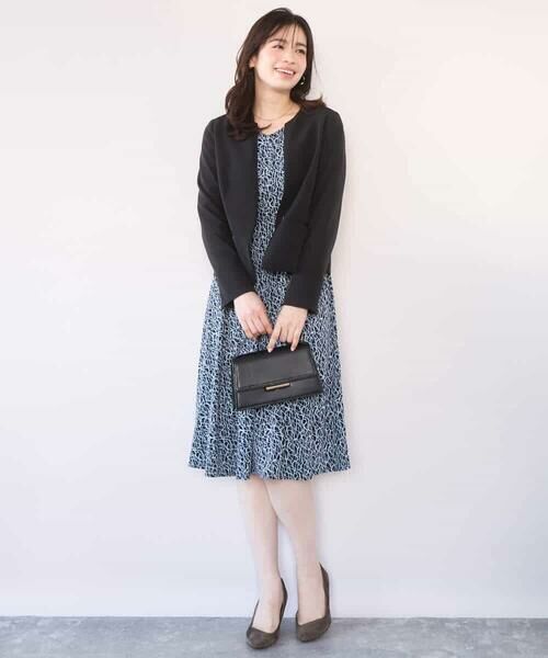 OFUON / オフオン ノーカラージャケット | [セットアップ対応]ライトラブルクロス カラーレスジャケット/洗える/WEB限定サイズあり | 詳細4