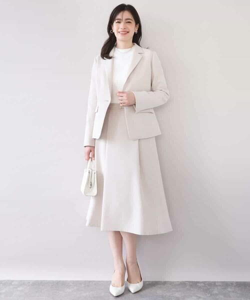 OFUON / オフオン テーラードジャケット | [セットアップ対応]ライトラブルクロス テーラードジャケット/洗える/WEB限定サイズあり | 詳細13