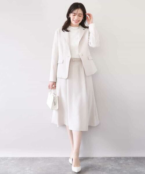 OFUON / オフオン テーラードジャケット | [セットアップ対応]ライトラブルクロス テーラードジャケット/洗える/WEB限定サイズあり | 詳細15