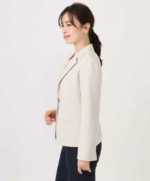 OFUON / オフオン テーラードジャケット | [セットアップ対応]ライトラブルクロス テーラードジャケット/洗える/WEB限定サイズあり | 詳細17