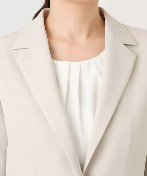 OFUON / オフオン テーラードジャケット | [セットアップ対応]ライトラブルクロス テーラードジャケット/洗える/WEB限定サイズあり | 詳細19