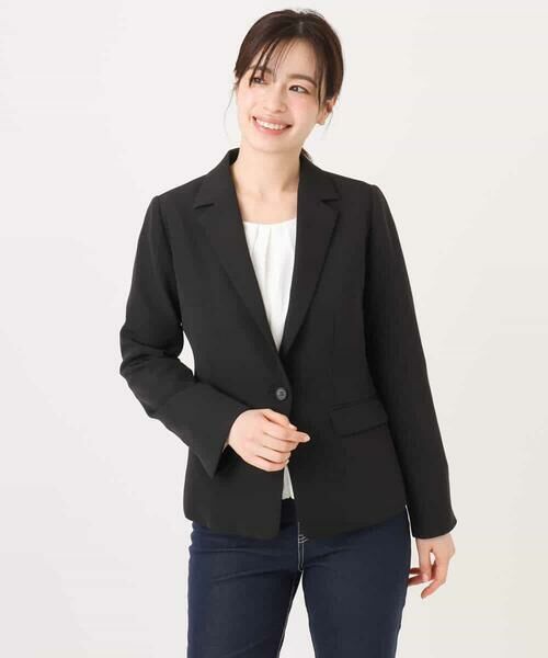 OFUON / オフオン テーラードジャケット | [セットアップ対応]ライトラブルクロス テーラードジャケット/洗える/WEB限定サイズあり | 詳細3