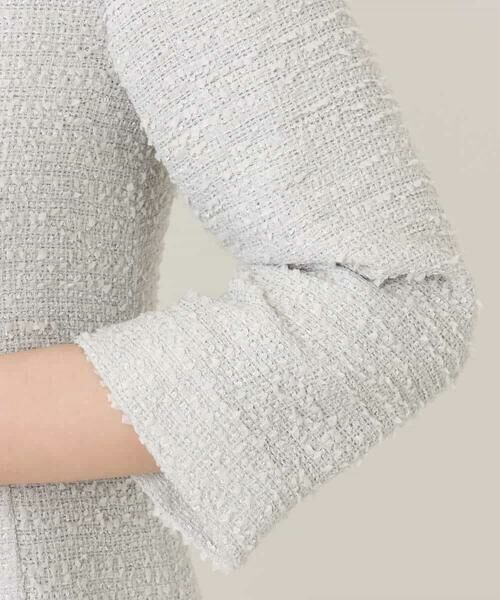 OFUON / オフオン ロング・マキシ丈ワンピース | [セットアップ対応]ツイードデザインワンピース/WEB限定 | 詳細27