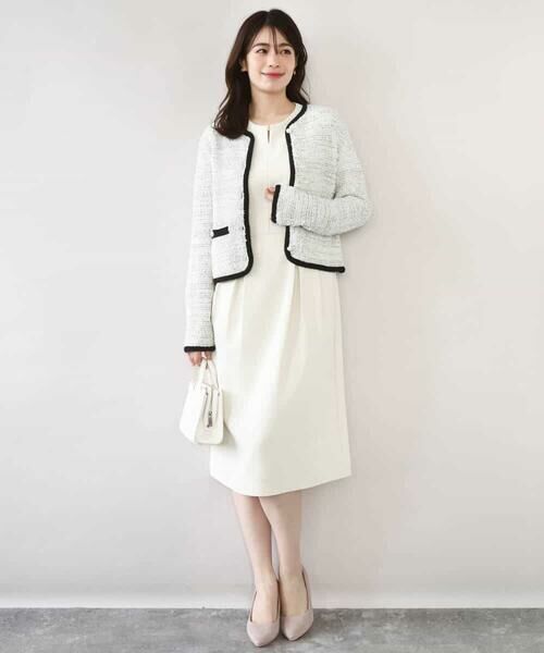 OFUON / オフオン ロング・マキシ丈ワンピース | ウエストタックワンピース/洗える/WEB限定サイズあり | 詳細10