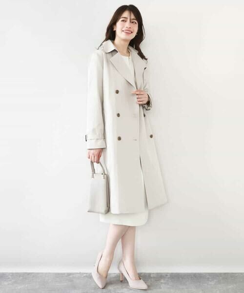 OFUON / オフオン ロング・マキシ丈ワンピース | ウエストタックワンピース/洗える/WEB限定サイズあり | 詳細14