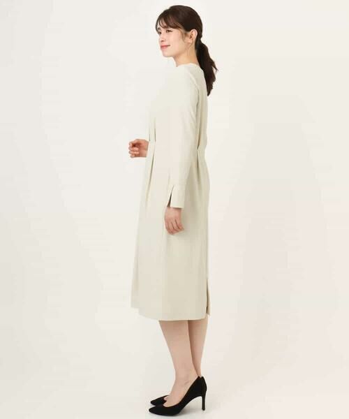 OFUON / オフオン ロング・マキシ丈ワンピース | ウエストタックワンピース/洗える/WEB限定サイズあり | 詳細18