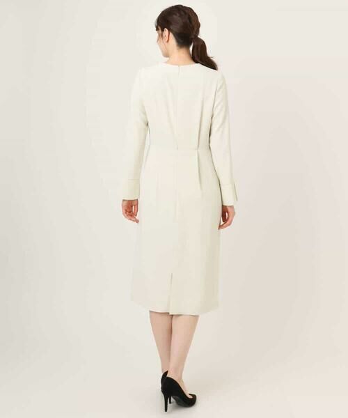 OFUON / オフオン ロング・マキシ丈ワンピース | ウエストタックワンピース/洗える/WEB限定サイズあり | 詳細19