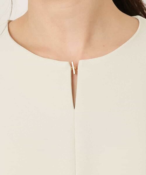 OFUON / オフオン ロング・マキシ丈ワンピース | ウエストタックワンピース/洗える/WEB限定サイズあり | 詳細20