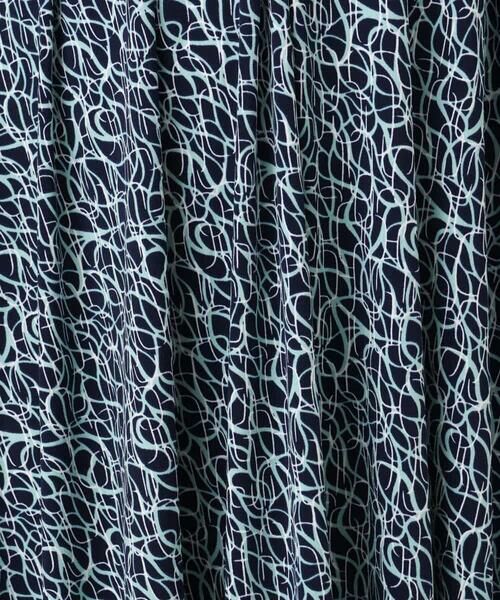 OFUON / オフオン ロング・マキシ丈ワンピース | カリグラフィープリント ジャージワンピース/洗える/WEB限定サイズあり | 詳細24