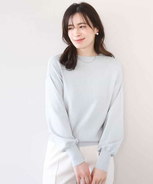 OFUON / オフオン ニット・セーター | ハイネックハイゲージニット/UVカット/洗える/WEB限定サイズあり | 詳細1