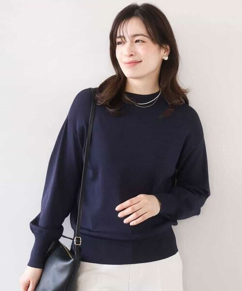 OFUON / オフオン ニット・セーター | ハイネックハイゲージニット/UVカット/洗える/WEB限定サイズあり | 詳細16