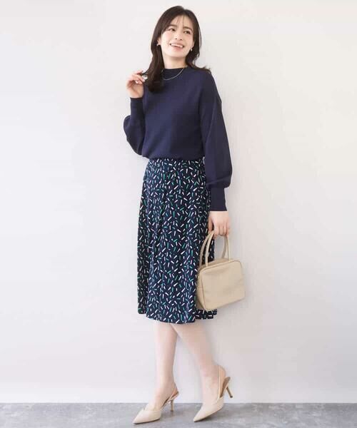 OFUON / オフオン ニット・セーター | ハイネックハイゲージニット/UVカット/洗える/WEB限定サイズあり | 詳細25