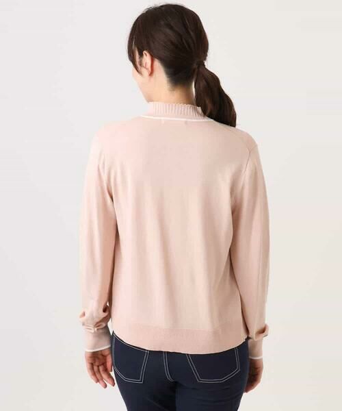 OFUON / オフオン ニット・セーター | 配色ラインアンサンブル（カーディガン&ニットプルオーバー）/UVカット/洗える/WEB限定サイズあり | 詳細29