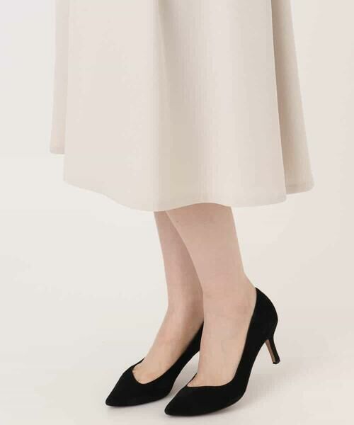 OFUON / オフオン ロング・マキシ丈スカート | [セットアップ対応]ライトラブルクロス ウエストタックスカート/洗える/WEB限定サイズあり | 詳細7