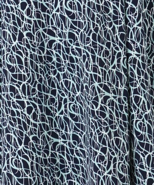 OFUON / オフオン ミニ・ひざ丈スカート | カリグラフィープリント ジャージスカート/洗える/WEB限定サイズあり | 詳細15