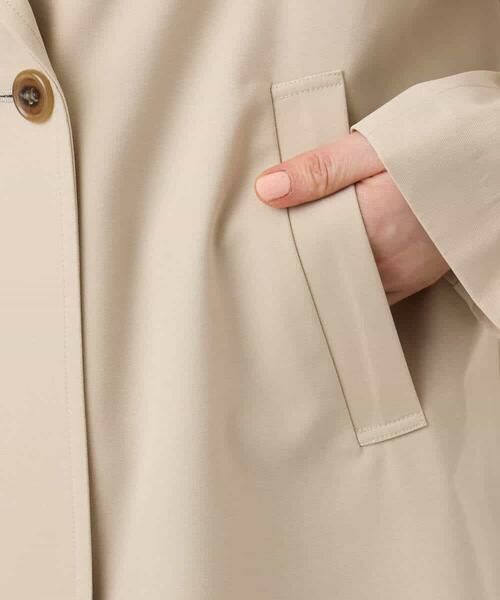 OFUON / オフオン トレンチコート | ショート丈ツイルトレンチコート/洗える/WEB限定サイズあり | 詳細20