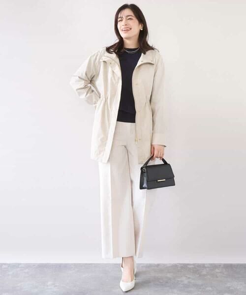 OFUON / オフオン その他アウター | スタンドカラーライトブルゾン/洗える/WEB限定サイズあり | 詳細11