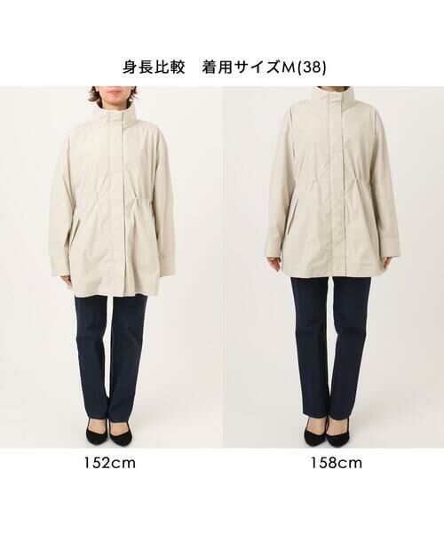 OFUON / オフオン その他アウター | スタンドカラーライトブルゾン/洗える/WEB限定サイズあり | 詳細29