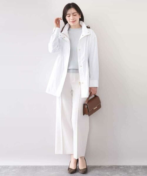 OFUON / オフオン その他アウター | スタンドカラーライトブルゾン/洗える/WEB限定サイズあり | 詳細7