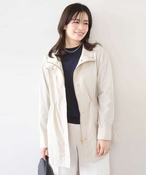 OFUON / オフオン その他アウター | スタンドカラーライトブルゾン/洗える/WEB限定サイズあり | 詳細9