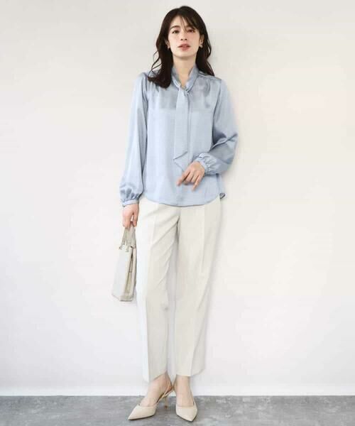 OFUON / オフオン チノ・ワークパンツ | ダブルクロス テーパードパンツ/洗える | 詳細25