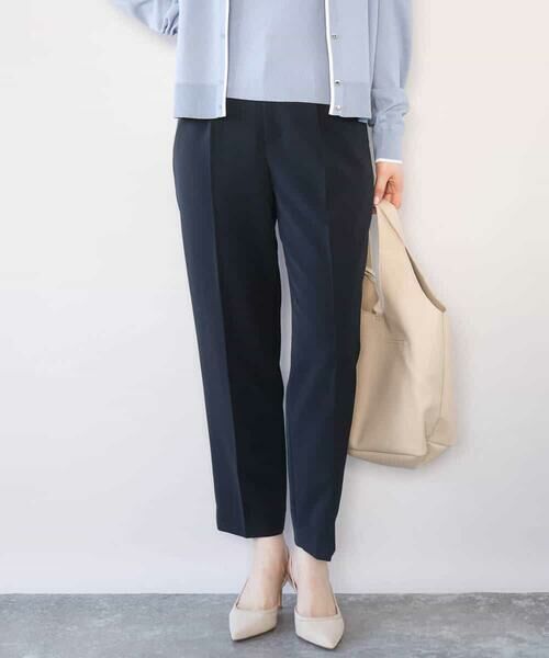 OFUON / オフオン チノ・ワークパンツ | [名品シリーズ]ストレッチテーパードパンツ/洗える | 詳細1