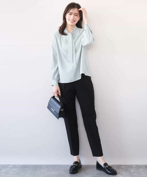 OFUON / オフオン チノ・ワークパンツ | [名品シリーズ]ストレッチテーパードパンツ/洗える | 詳細17