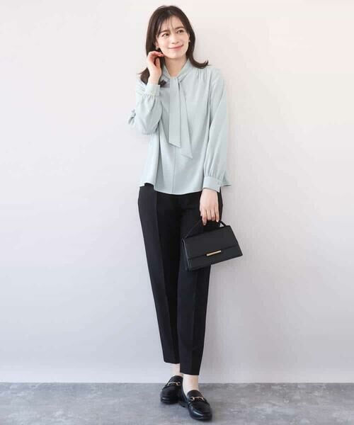 OFUON / オフオン チノ・ワークパンツ | [名品シリーズ]ストレッチテーパードパンツ/洗える | 詳細19