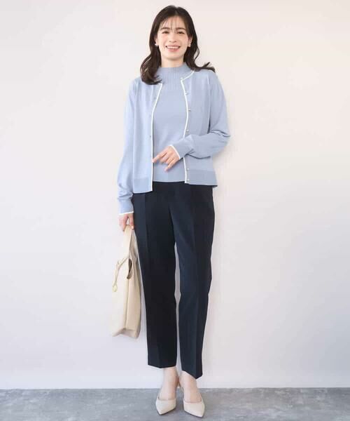 OFUON / オフオン チノ・ワークパンツ | [名品シリーズ]ストレッチテーパードパンツ/洗える | 詳細2