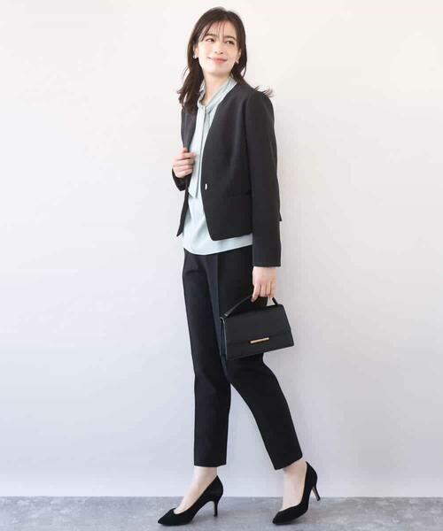 OFUON / オフオン チノ・ワークパンツ | [名品シリーズ]ストレッチテーパードパンツ/洗える | 詳細22