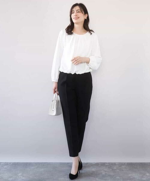 OFUON / オフオン チノ・ワークパンツ | [名品シリーズ]ストレッチテーパードパンツ/洗える | 詳細25