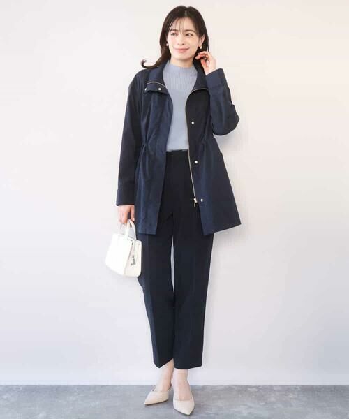 OFUON / オフオン チノ・ワークパンツ | [名品シリーズ]ストレッチテーパードパンツ/洗える | 詳細6