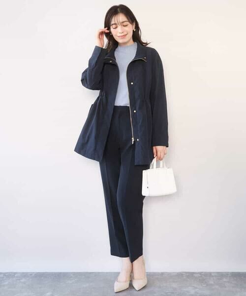 OFUON / オフオン チノ・ワークパンツ | [名品シリーズ]ストレッチテーパードパンツ/洗える | 詳細7